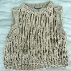 Zara crochet tank NWOT